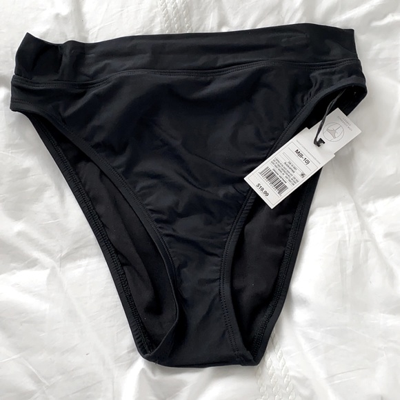 Low coverage cheeky bathing suit buttons M 8-10 - Picture 5 of 6